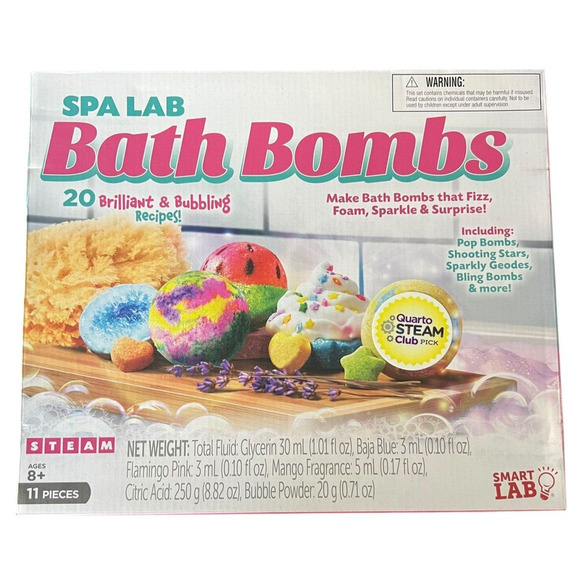 Spa Lab Bath Bombs Kit - Make Bath Bombs - STEM Science Open Box Brand NEW - Picture 1 of 9